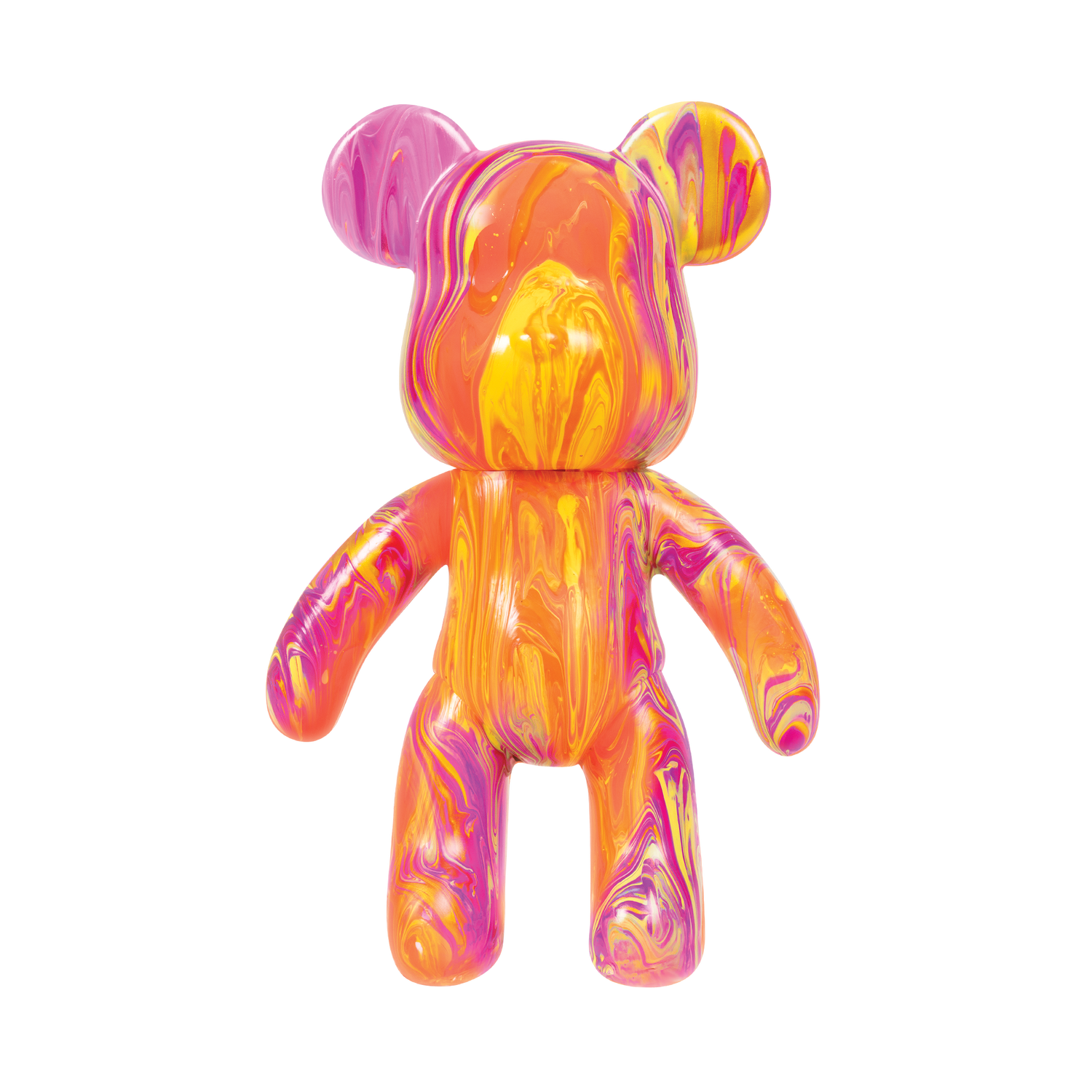 POUR PALZ LARGE PAINT BEAR WAVE 1 Mango Sunset — TOYMONSTER